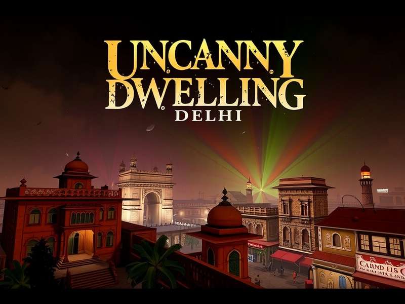Uncanny Dwelling Delhi Setting - Chandni Chowk at Night